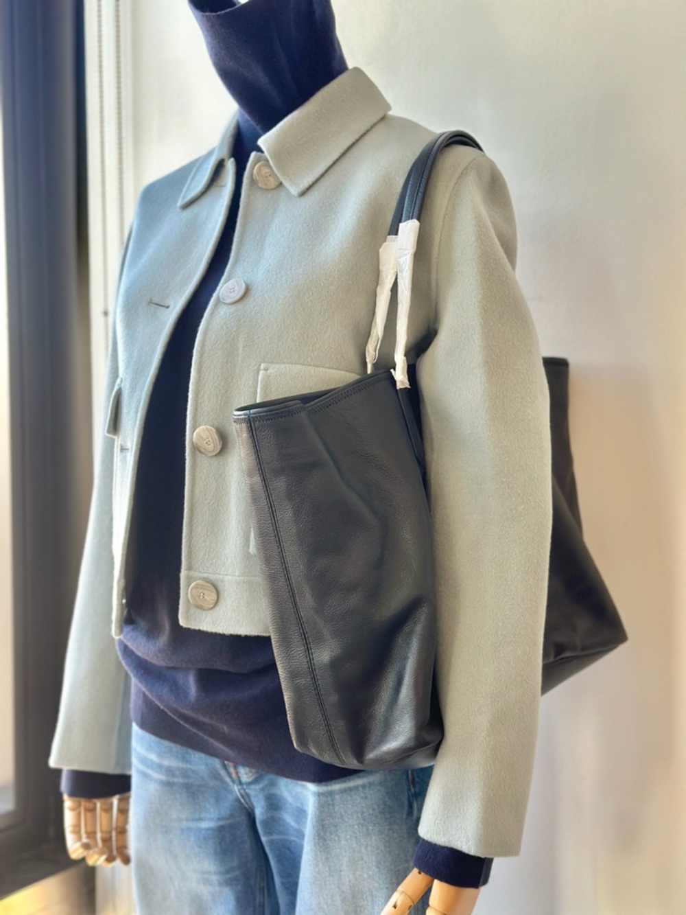 Theory Flap Pocket Jacket in Double - Face Wool-Cashmere